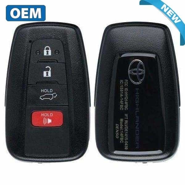 Toyota OEMNEW2020 Highlander Hybrid / 4-Button Smart Key / PN8990H-0E030 / HYQ14FBC / Board 0351 (OEM) RSK-TOY-0E030 - main